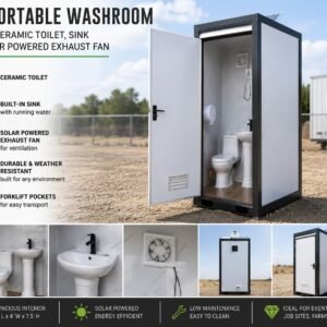 Single Portable Washroom — 4FT Unit