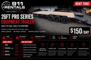26FT Pro Series Equipment Trailer