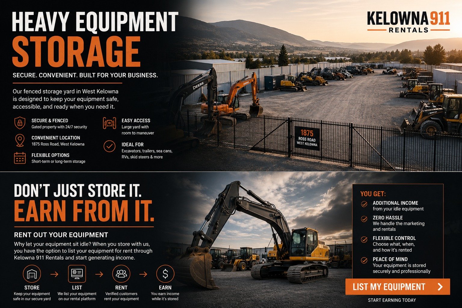 Medium Equipment Storage