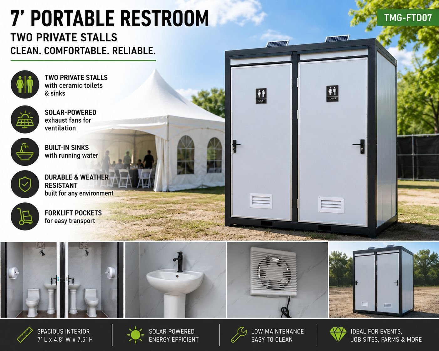 Premium Portable Washroom